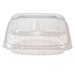 Reflections Easy-Lock Plastic Hingeware with 3-Compartment in Clear