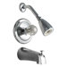 Chrome Tub and Shower Single Handle Faucet