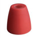Deep Bell Glass Shade for Monorail Quick Connect Fixtures in Red