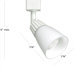 Miniature Luminaire Line Voltage Track Head