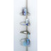 Bathtub and Shower Corner Caddy in Satin Nickel