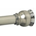 Finial Shower Rod in Satin Nickel
