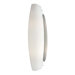  Wall Sconce with White Glass Shade in Chrome