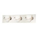 Pocket Three Light Bath Vanity in Polished Nickel