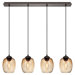 Bubble 4 Light Kitchen Island Pendant