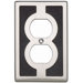 4.9" Zanzibar Blk Outlet Plate