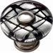 Glass Eclipse Round Knob