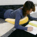 Memory Foam Tilted Cushion in Yellow