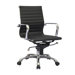 Mid-Back Leather Synthetic Office Chair