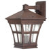 Mission Bay  Outdoor Wall Lantern in Antique Bronze
