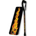 New Flame Offset Cane in Black