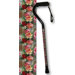 Yellow Rose Cane in Black