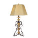 Hearst Castle Two Light Table Lamp in Monte Titano Oro