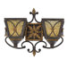 Two Light Vanity Light in Monte Titano Oro Finish