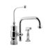 Wellington Single Handle Single Hole Kitchen Faucet with Side Spray