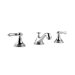 Chanteaux Widespread Bathroom Faucet with Double Lever Handles