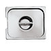 Lid with Seal and Handles for Hotel Pan in Silver