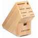 9-Slot Block in Beechwood