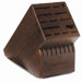 22-Slot Block in Walnut