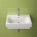 Universal Flex Ceramic Bathroom Sink in White