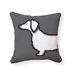 Pixel Dachshund Double Sided Cotton Pillow