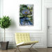 Water Lilies Contemporary Wall Art - 32.5" x 21.5"