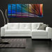 Abstract by Ash Carl Metal Wall Art in Rainbow - 23.5" x 60"