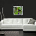 Green Radiant Relic Abstract Wall Art - 28" x 28"