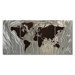 Mapped Out III Metal Wall Art
