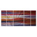 Dreaming In Mauve Metal Wall Art