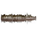 New York City Reflection IV Metal Wall Sculpture