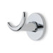 Holiday Wall Mounted Double Robe Hook in Chrome