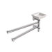 Prisma Classic Style Wall Mounted Swivel Double Towel Bar with Soap Dish in Chrome