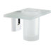 Quid Wall Mounted Toothbrush Holder in Chrome