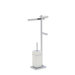 Urania Free Standing Four Function Bathroom Butler in Chrome