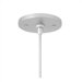 Fusion Jack Round LED Canopy in Satin Nickel