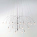 TwiLight Glass Teardrop 20 Light Chandelier 