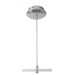 Monorail 5.1" Surface Mounted Magnetic Transformer in Satin Nickel