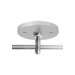LED Illuminated Monorail Direct Feed Flush Electronic Transformer in Bronze