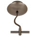 LED Illuminated 150W Monorail Surface Magnetic Transformer in Bronze