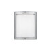 Omni Small One Light Outdoor LED Wall Sconce in Silver