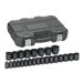 25 Pc. 1/2""  Drive Impact  Socket Set Metric