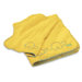 Cuddle-up Blanket Set in Lemon Drop with Turquoise Trim