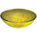 Amber Engraved Glass Vessel Sink
