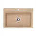 33" x 22" Granite Large Single Bowl Sink