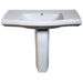 Contemporary Pedestal Sink with 8" Centers