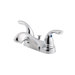 Pfirst Series Centerset Bathroom Faucet with Double Handles