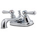 Pfirst Series Double Handle Centerset Bathroom Faucet