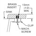 Lakeland Mounting Kit for Undermount Installation