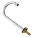 Gooseneck Spout with Left Drain
